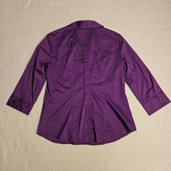 New York and Company Button Down Blouse for Women Size L - Picture 6 of 6